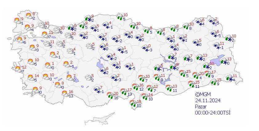 Konya’da yoğun kar yağacak 12 konum ve tarih açıklandı 22